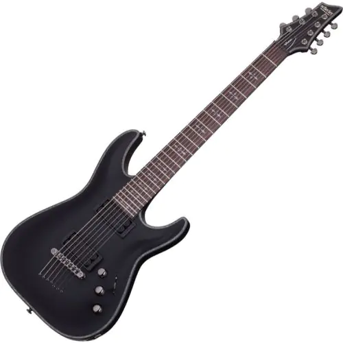 Schecter Hellraiser C-7 P Electric Guitar Satin Black sku number SCHECTER1942