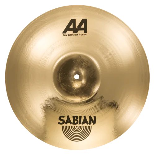 Sabian 16" AA Raw Bell Crash Brilliant Finish sku number 2160772B