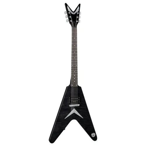 Dean Karl Sanders - The Black V - Trans Black Electric Guitar KS V TBK sku number KS V TBK