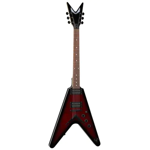 Dean VX Flame Top Trans Red Electric Guitar VX FM TRD sku number VX FM TRD