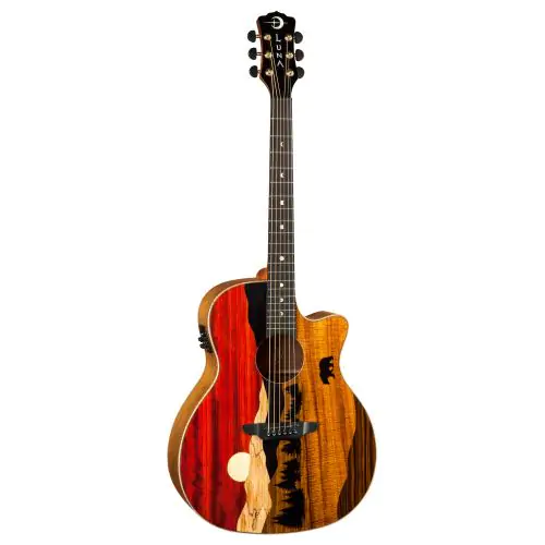 Luna Vista Bear Tropical Wood Acoustic Electric Guitar VISTA BEAR sku number VISTA BEAR