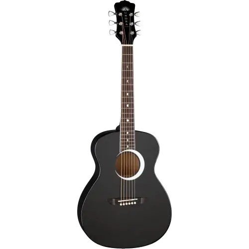 Luna Aurora Borealis 3/4 Guitar Black AR BOR BLK sku number AR BOR BLK