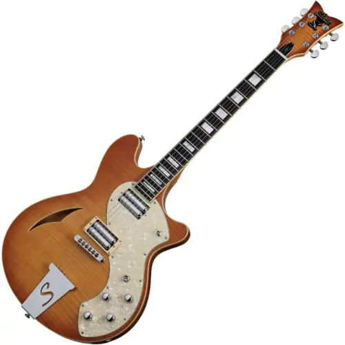 Schecter TSH-1 Classic Electric Guitar Vintage Natural Burst sku number SCHECTER178