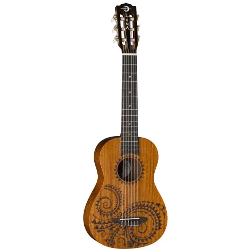 Luna Uke Tattoo Mahogany 6 String Baritone UKE TAT 6 MAH sku number UKE TAT 6 MAH