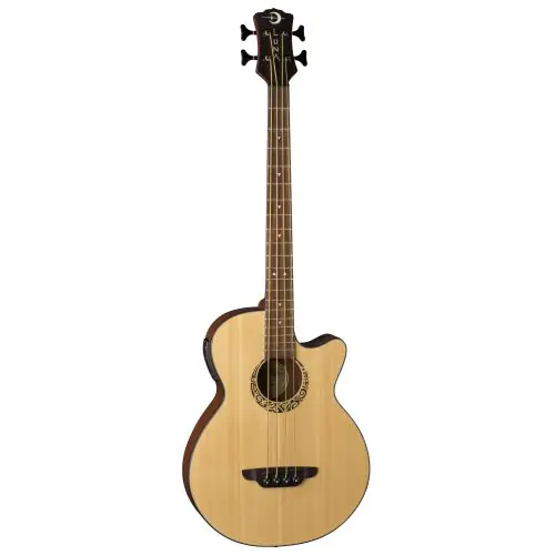 Luna Tribal Acoustic Electric Bass 30 Inch LAB 30 TRIBAL sku number LAB 30 TRIBAL