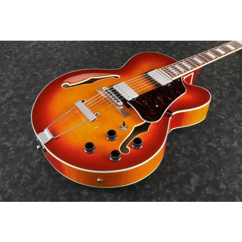 アイバニーズAF 75fm-AWB Ibanez AF Artcore Aged Whiskey Burst AF75FMAWB Hollow Body