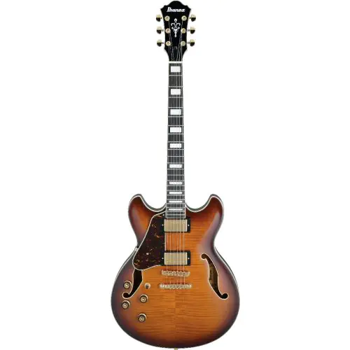 Ibanez AS Artcore Expressionist Left Handed Violin Sunburst AS93FML VLS Hollow Body Electric Guitar sku number AS93FMLVLS