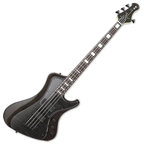 ESP E-II Stream FM STBLK See-Thru Black Electric Bass Guitar sku number EIISTREAMFMSTBLK