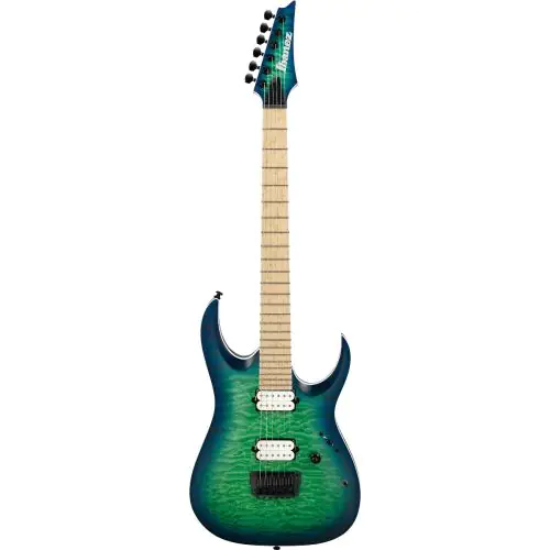 Ibanez RGA Iron Label RGAIX6MQM SRB Surreal Blue Burst Electric Guitar sku number RGAIX6MQMSRB