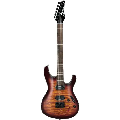 Ibanez S Standard S621QM DEB Dragon Eye Burst Electric Guitar sku number S621QMDEB