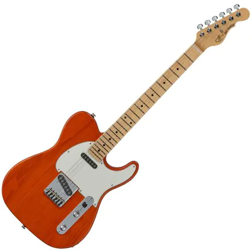 G&L ASAT Classic USA Fullerton Deluxe in Clear Orange sku number FD-ASTCL-ORG-MP