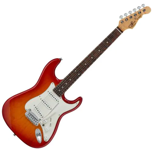 G&L S-500 USA Fullerton Deluxe in Cherry Burst sku number FD-S500-CHY-CR