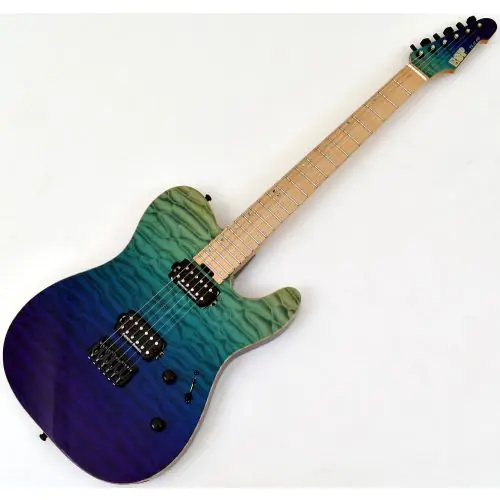 ESP USA TE-II HT Hardtail Electric Guitar in Violet Shadow Fade sku number EUSTEIIHTVSF