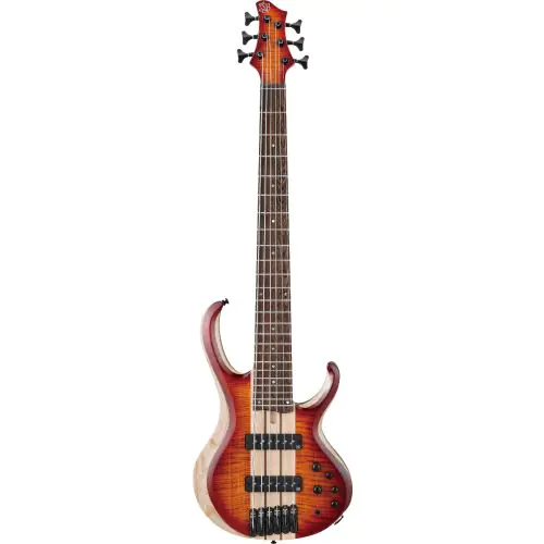 Ibanez BTB 20th Anniversary BTB20TH6 6 String Brown Topaz Burst Low Gloss Bass Guitar sku number BTB20TH6BTL