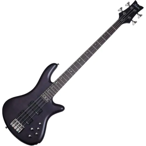 Schecter Stiletto Studio-4 Electric Bass See-Thru Black Satin sku number SCHECTER2711