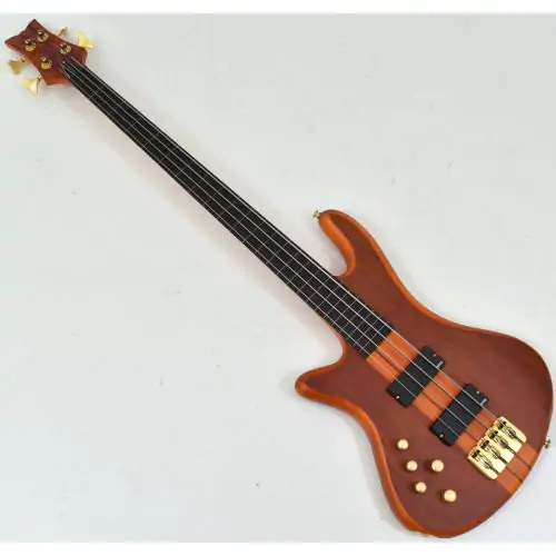 Schecter Stiletto Studio-4 FL Left-Handed Electric Bass Honey Satin sku number SCHECTER2765