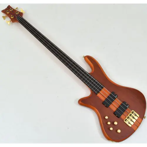 Schecter Stiletto Studio-4 FL Left-Handed Electric Bass Honey Satin sku number SCHECTER2765