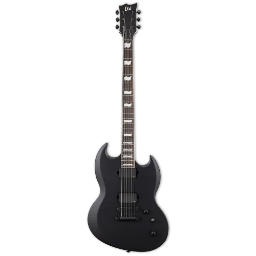 ESP LTD VIPER-400 Baritone Black Satin Electric Guitar sku number LVIPER400BBLKS