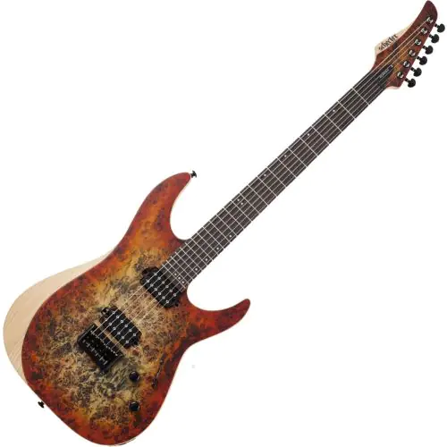 Schecter Reaper-6 Electric Guitar in Satin Inferno Burst sku number SCHECTER1502