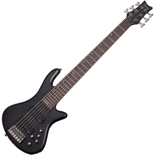 Schecter Stiletto Studio-6 Electric Bass See-Thru Black Satin sku number SCHECTER2731