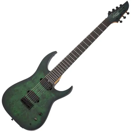 Schecter MK-7 MK-III Keith Merrow Standard Electric Guitar in Toxic Smoke Green sku number SCHECTER831