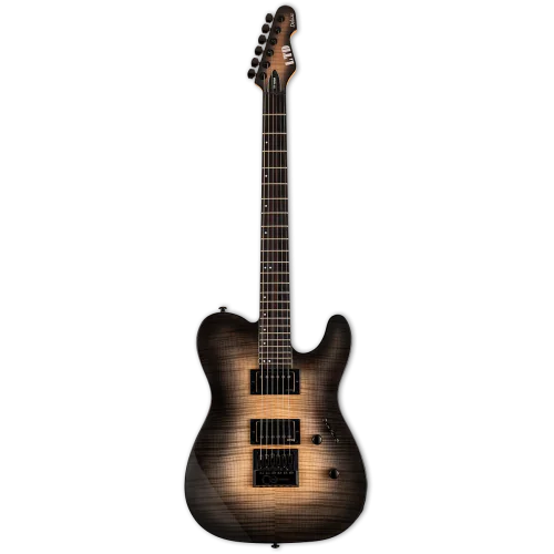 ESP LTD TE-1000 Evertune Black Natural Burst Electric Guitar sku number LTE1000ETFMBLKNB