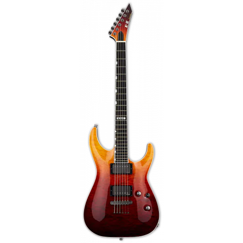 ESP E-II Horizon NT-II Tiger Eye Amber Fade Electric Guitar w/Case sku number EIIHORNTIITEAFD
