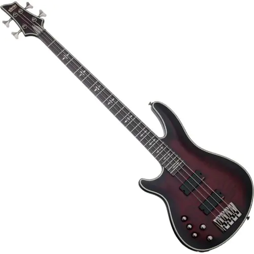 Schecter Hellraiser Extreme-4 Left-Handed Electric Bass Crimson sku number SCHECTER1912