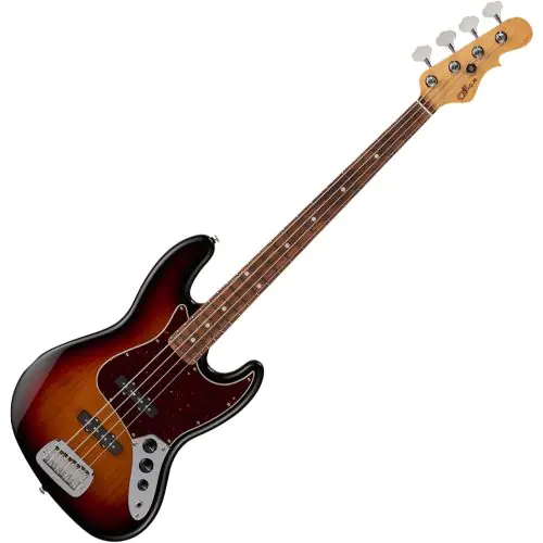 G&L Fullerton Deluxe JB Electric Bass 3-Tone Sunburst sku number FD-JB-3TS-CR