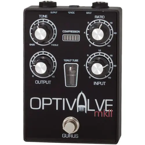 Gurus Optivalve Mk II Tube Driven Optical Compressor Pedal sku number GURUS-OVAMKII