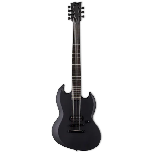 ESP LTD VIPER-7 Baritone Black Metal Black Satin Electric Guitar B-Stock sku number LVIPER7BBKMBLKS.B