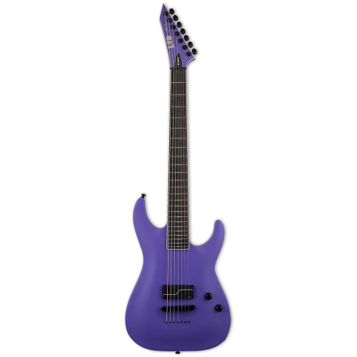 ESP LTD SC-607 Baritone 1 Hum Stephen Carpenter Deftones Purple Electric Guitar w/Case B-Stock sku number LSC607B1HPS.B