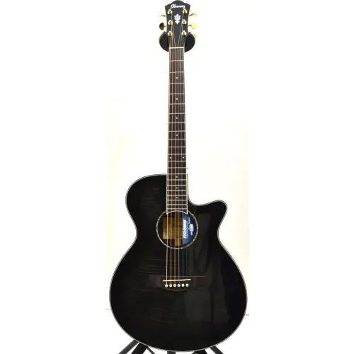 Ibanez AEG240 Thinline Acoustic Electric Trans Black Sunburst B-Stock 1185 sku number AEG240TKS.B 1185