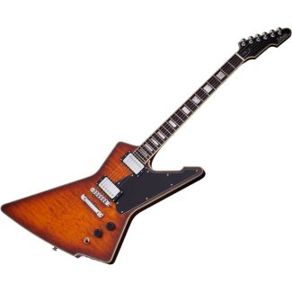 Schecter E-1 Custom Special Edition Electric Guitar in Vintage Sunburst Finish sku number SCHECTER3105