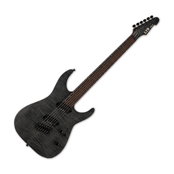 ESP LTD M-1000 Multi-Scale Electric Guitar See Thru Black Satin sku number LM1000MSFMSTBLKS