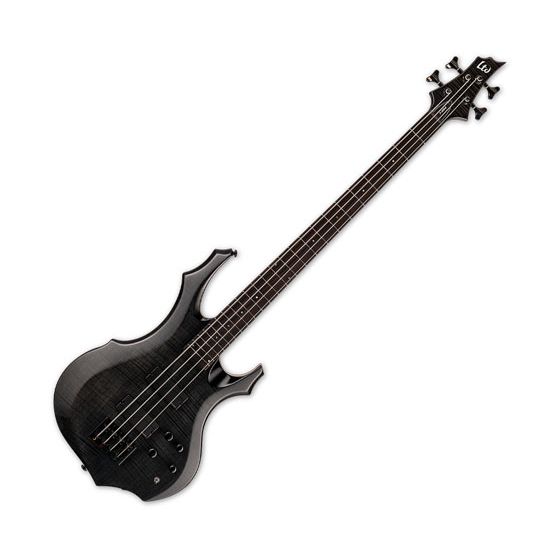 ESP LTD F-1004 Electric Bass See Thru Black sku number LF1004FMSTBLK