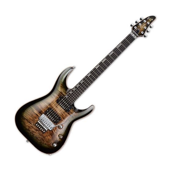 ESP Horizon FR CTM Electric Guitar See Thru Black Burst sku number EHORCTMFRBMSTBLKFD