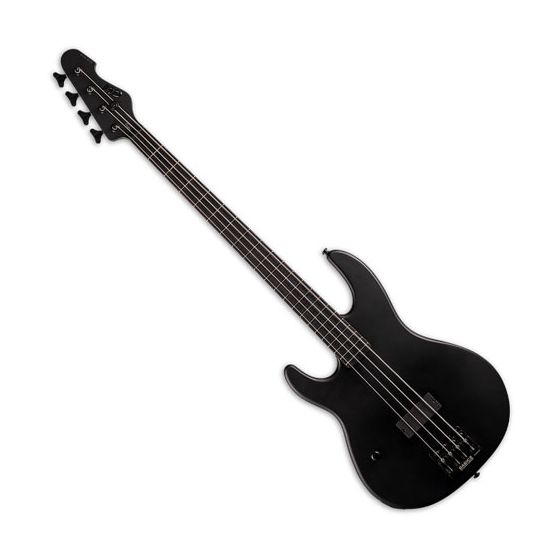 ESP LTD AP-4 Black Metal Left Handed Electric Bass Black Satin sku number LAP4BKMBLKSLH