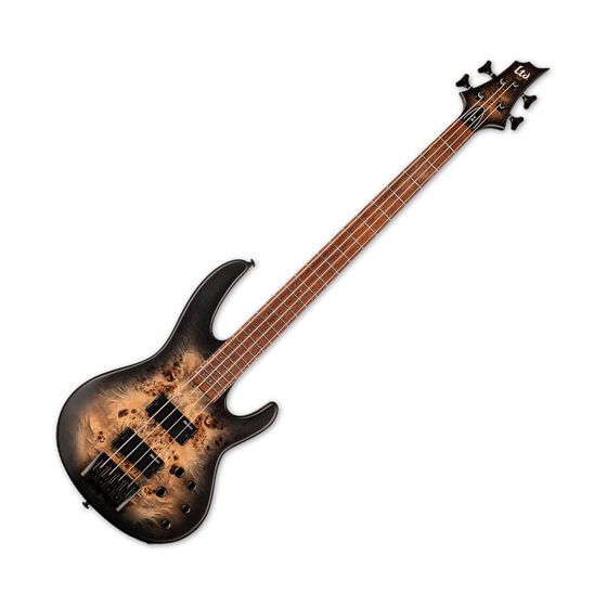 ESP LTD D-4 Electric Bass Black Natural Burst Satin sku number LD4BPBLKNBS