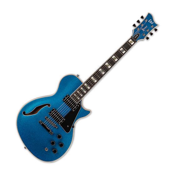 ESP LTD PS-1000 Semi Hollow Electric Guitar Blue Sparkle sku number XPS1000BLUSP