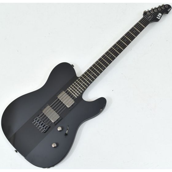 ESP LTD Deluxe TE-1000 Electric Guitar Satin Black Gloss Stripe B-Stock 0415 sku number LXTE1000BLKSGS.B 0415