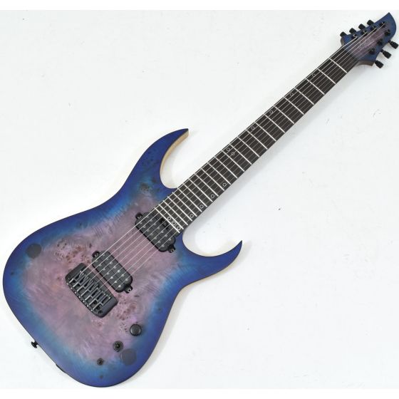 Schecter Keith Merrow KM-7 MK-III Artist Electric Guitar Blue Crimson B-Stock 0355 sku number SCHECTER303.B 0355