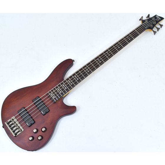 Schecter Omen-5 Electric Bass Walnut Satin B-Stock 1159 sku number SCHECTER2094.B 1159