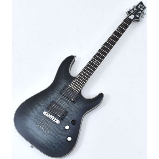 Schecter C-1 Platinum Electric Guitar See-Thru Black Satin B-Stock 0149 sku number SCHECTER790.B 0149