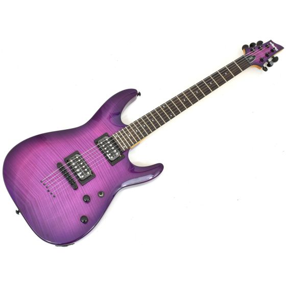 Schecter C-6 Elite Electric Guitar Trans Purple Burst B-Stock 0553 sku number SCHECTER761.B 0553