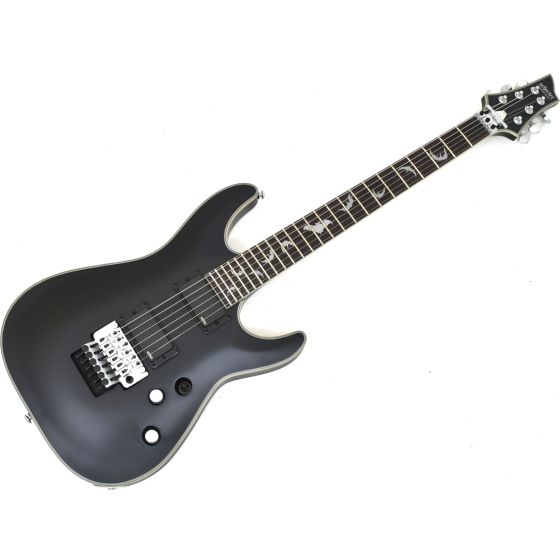 Schecter Damien Platinum-6 FR Electric Guitar Satin Black B-Stock 0343 sku number SCHECTER1183.B 0343
