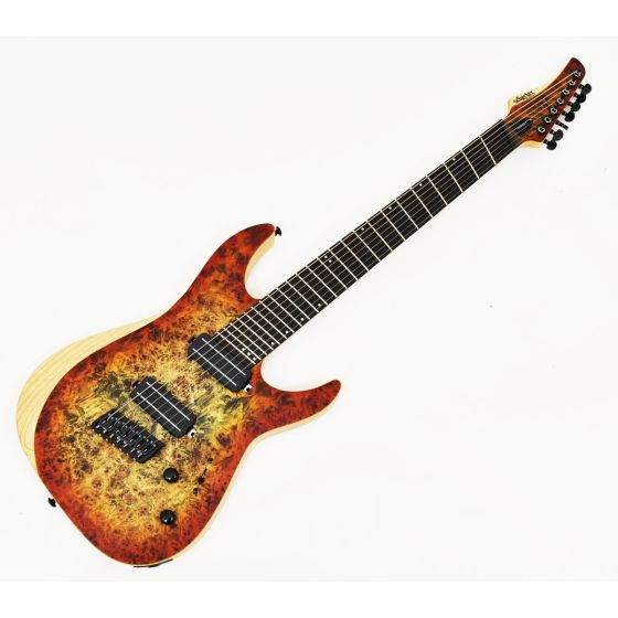 Schecter Reaper-7 Multiscale Electric Guitar in Satin Inferno Burst Prototype 1987 sku number SCHECTER2120.B 1987