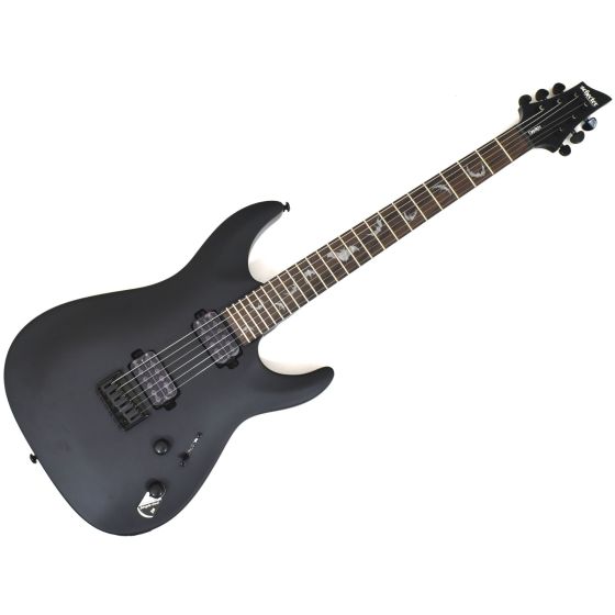 Schecter Damien-6 Electric Guitar Satin Black B-Stock 0301 sku number SCHECTER2470.B 0301