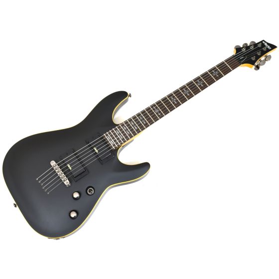 Schecter Demon-6 Electric Guitar Aged Black Satin B-Stock 0921 sku number SCHECTER3660.B 0921