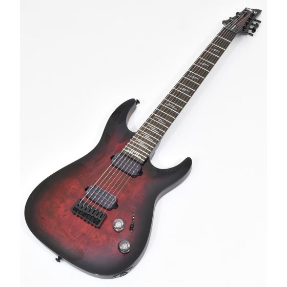 Schecter Omen Elite-7 Electric Guitar in Black Cherry Burst B-Stock 1271 sku number SCHECTER2456.B 1271